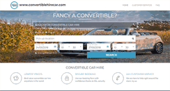 Desktop Screenshot of convertiblehirecar.com
